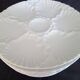 Set of 6 Bareuther Bavaria white porcelain oyster plates