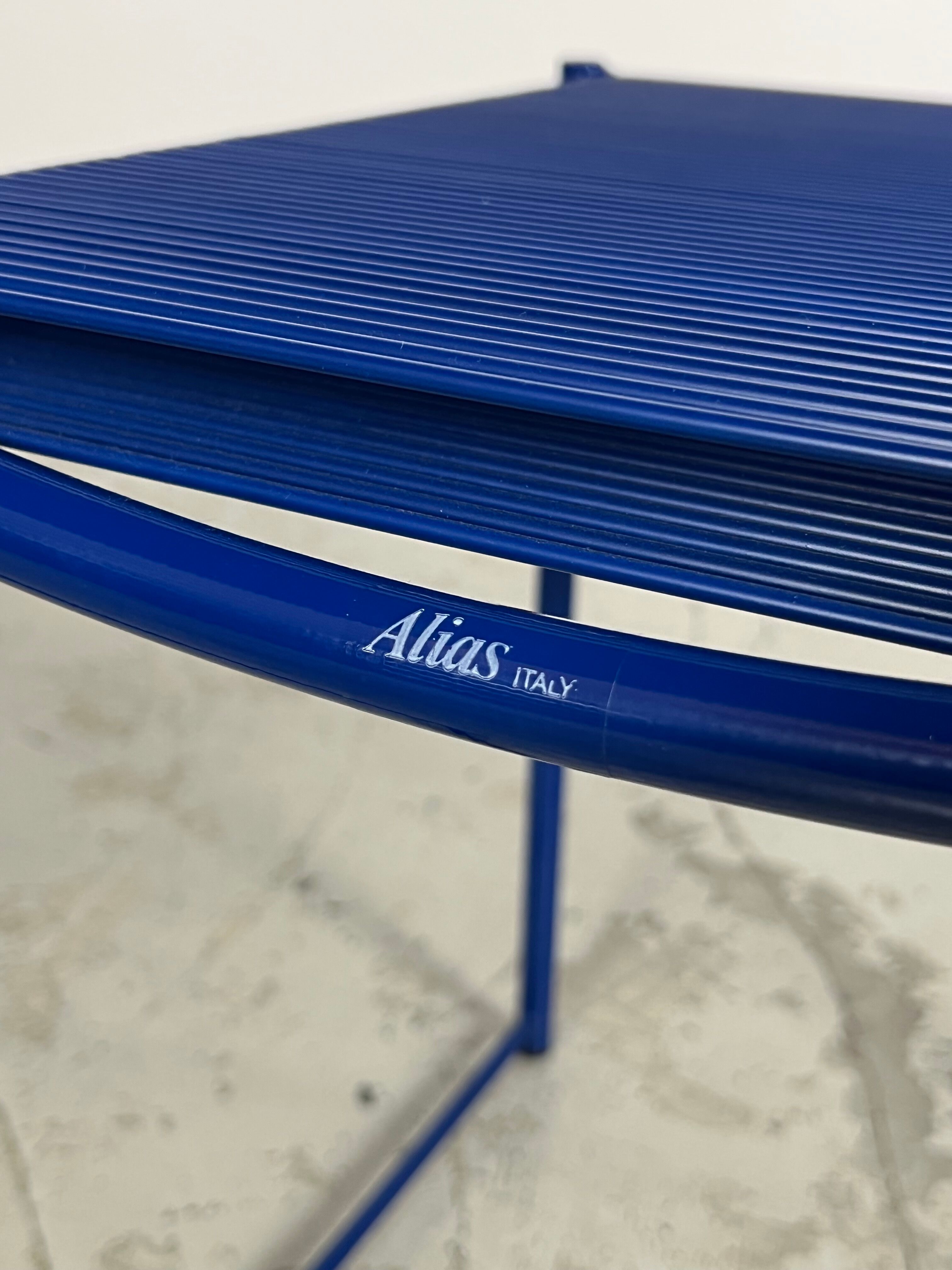 Set of 7 chairs Spaghetti 101 by Giandomenico Belotti for Alias 80s