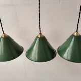 Enamelled sheet metal suspensions