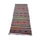 Multicolored Berber carpet in wool 102x215cm