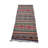Multicolored Berber carpet in wool 102x215cm