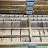 Double oak printer furniture from the 1930s