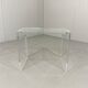 1970s Plexiglas Piano Stool / Side Table