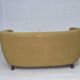 1960s, Danish 2-seater "Banana" sofa, furniture velour, beech wood.