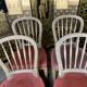 Suite de 8 chaises barrettes de style Louis XVI 1950