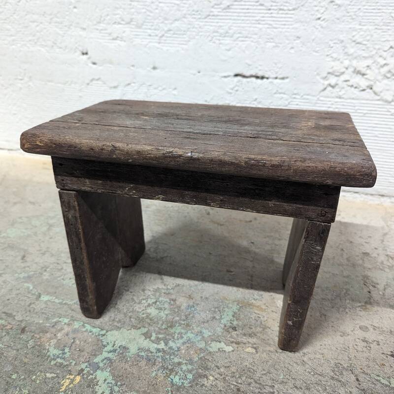 Small wooden stool / footrest
