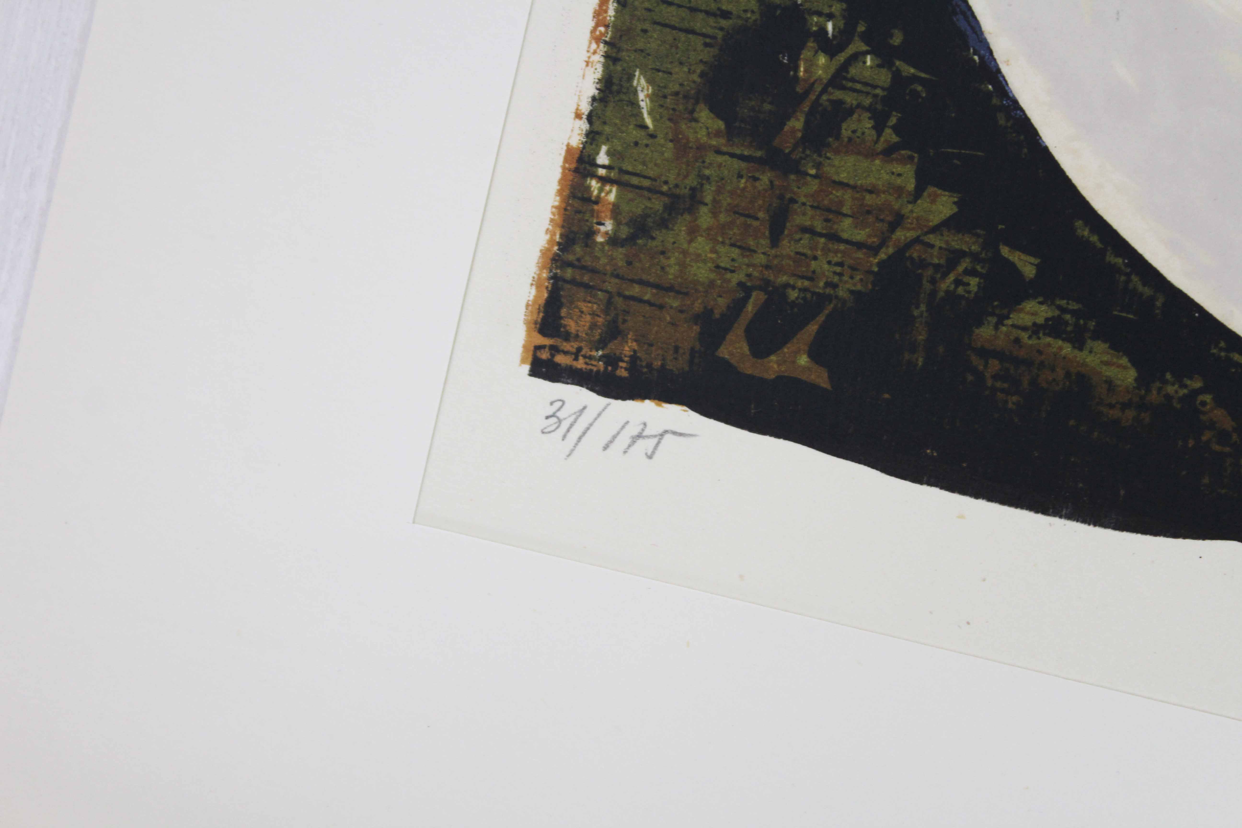 Lithograph by René Myrha series "L'Aventura"