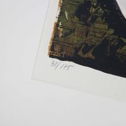 Lithographie de rené myrha série "l'aventura"