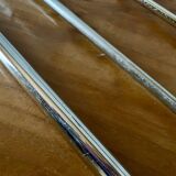 Bauhaus wall coat rack in chrome metal