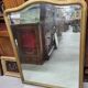 19th century gendarme's hat gilded mirror