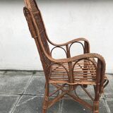 Pair of rattan chairs for children