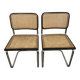 Paire de chaises Cesca Marcel Breuer made in Italy b32