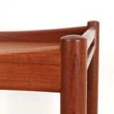 "AT-45" teak serving trolley by Hans Wegner for Andreas Tuck / Mid-century Danish modern design / 1960s