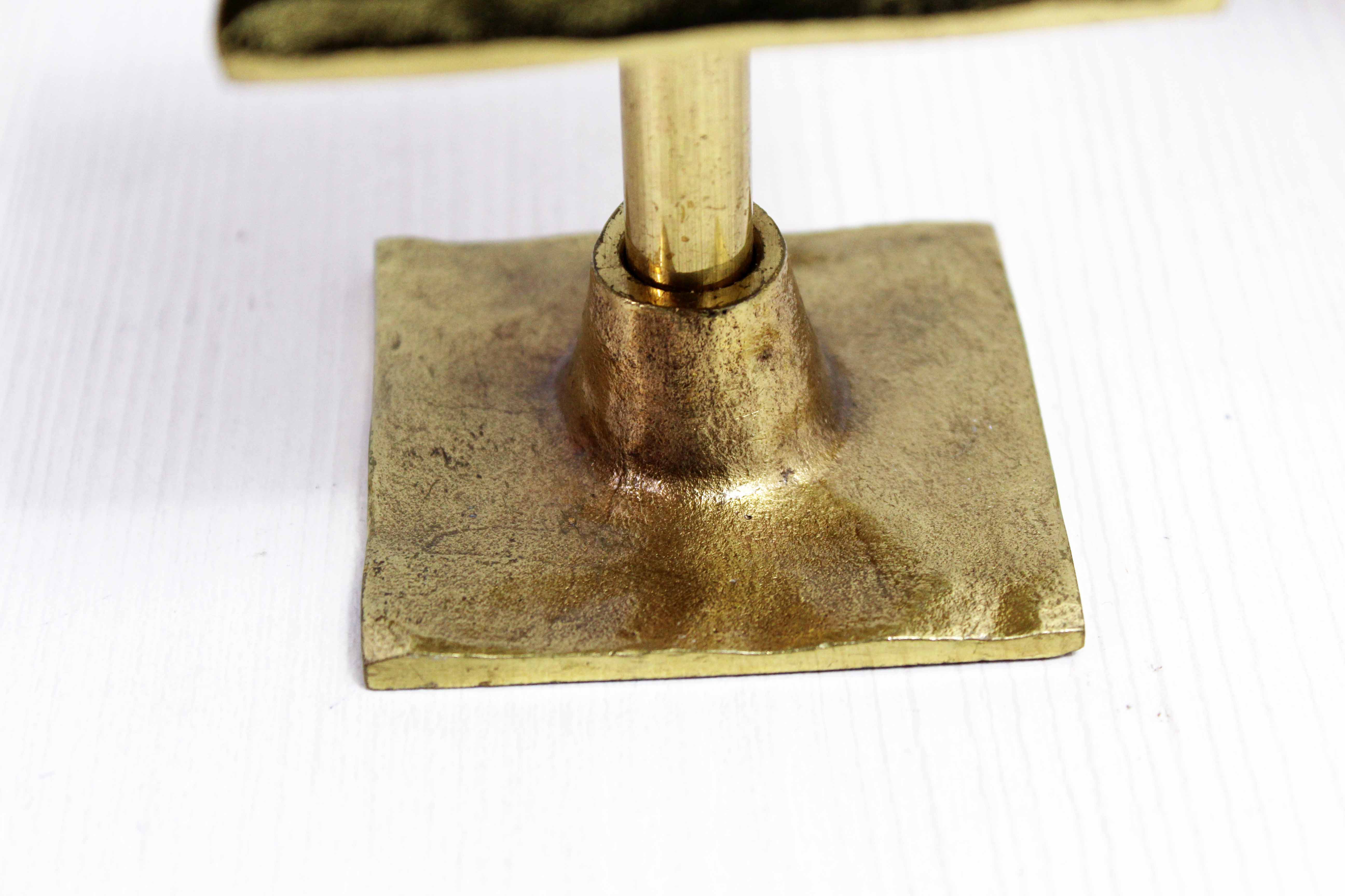 Set de 6 patères en bronze