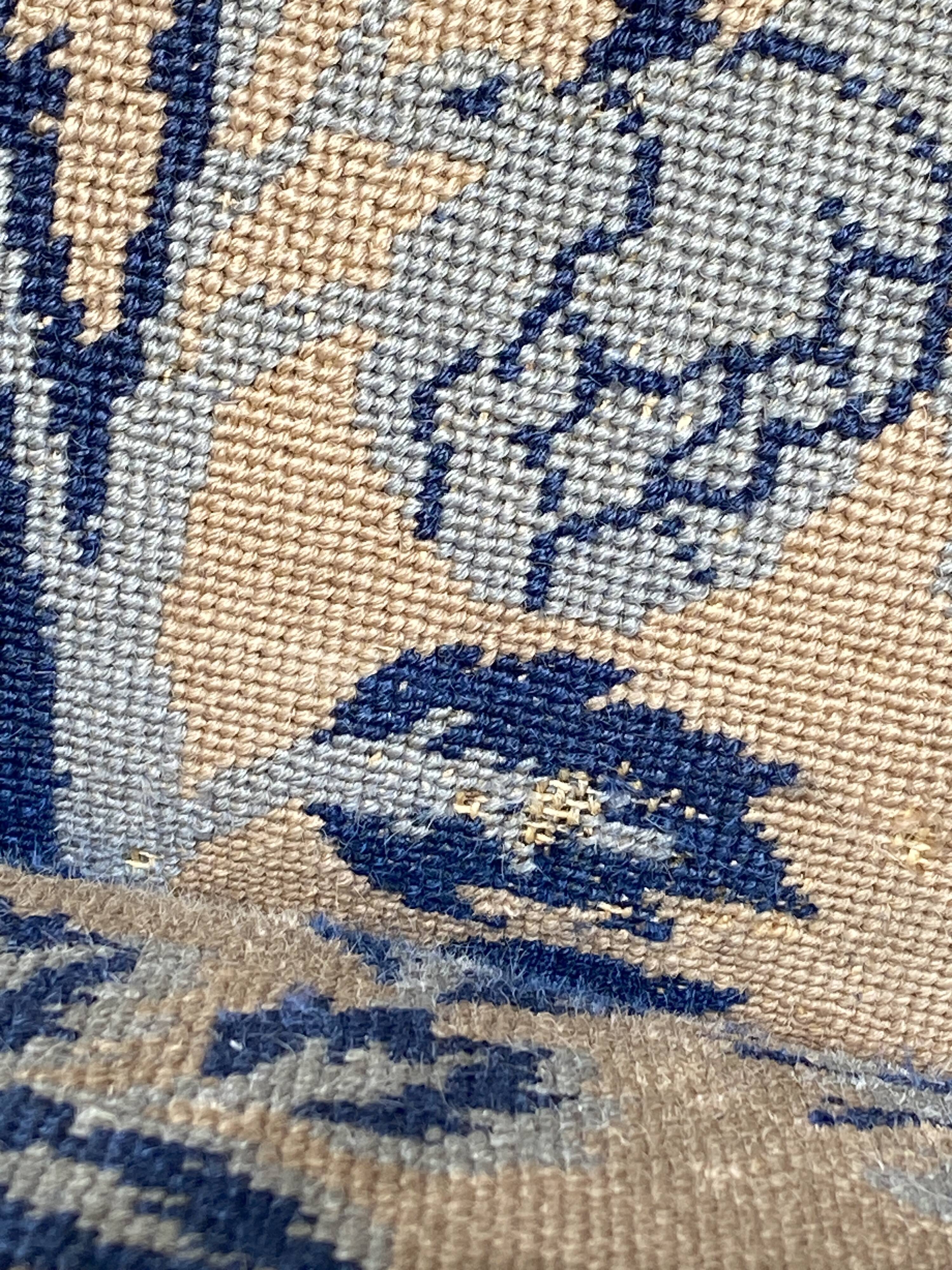 Louis XV style wingback armchair