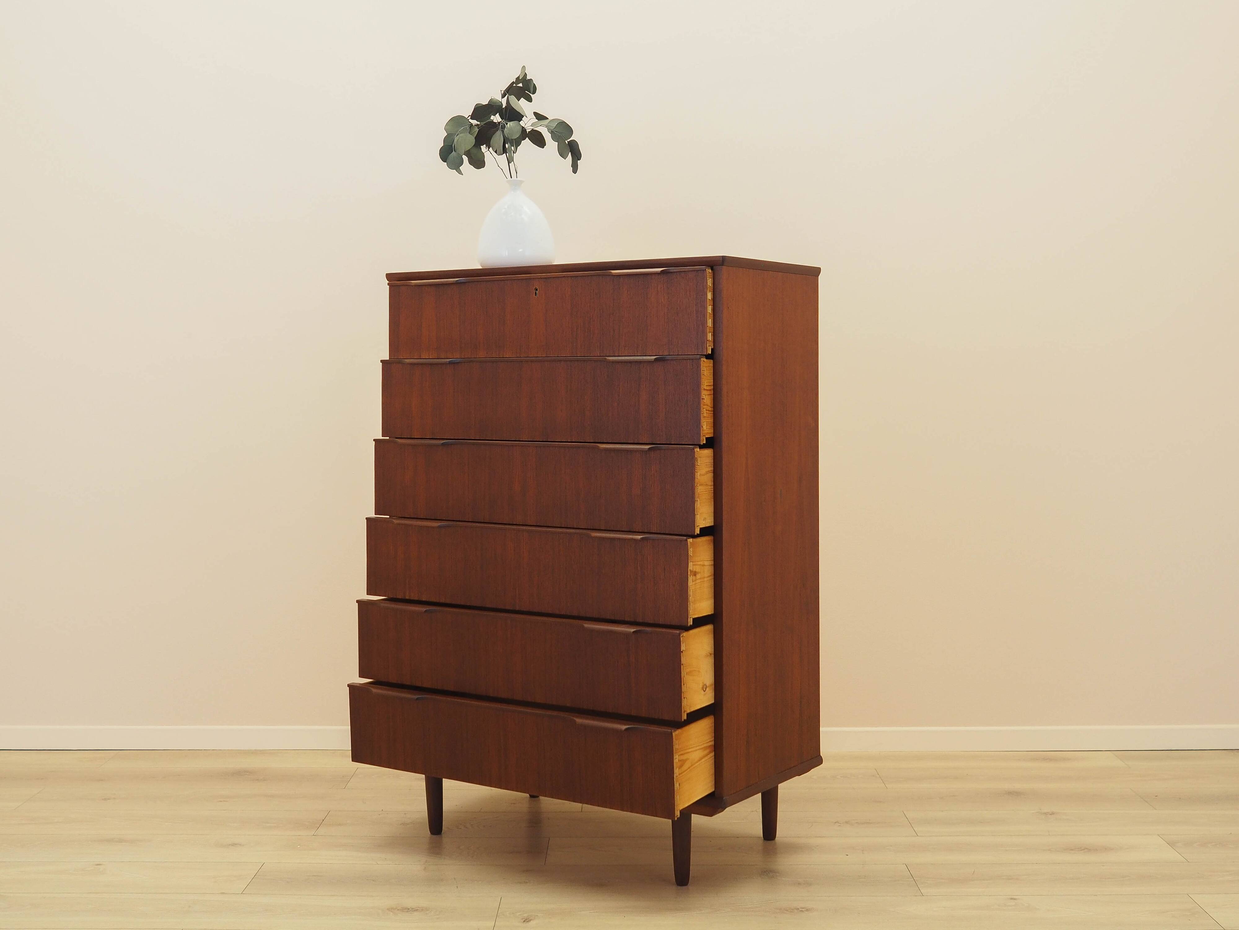 Commode en teck, design danois, années 1970, fabriquée au Danemark