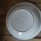 Plat creux rond porcelaine St Amand Cabourg