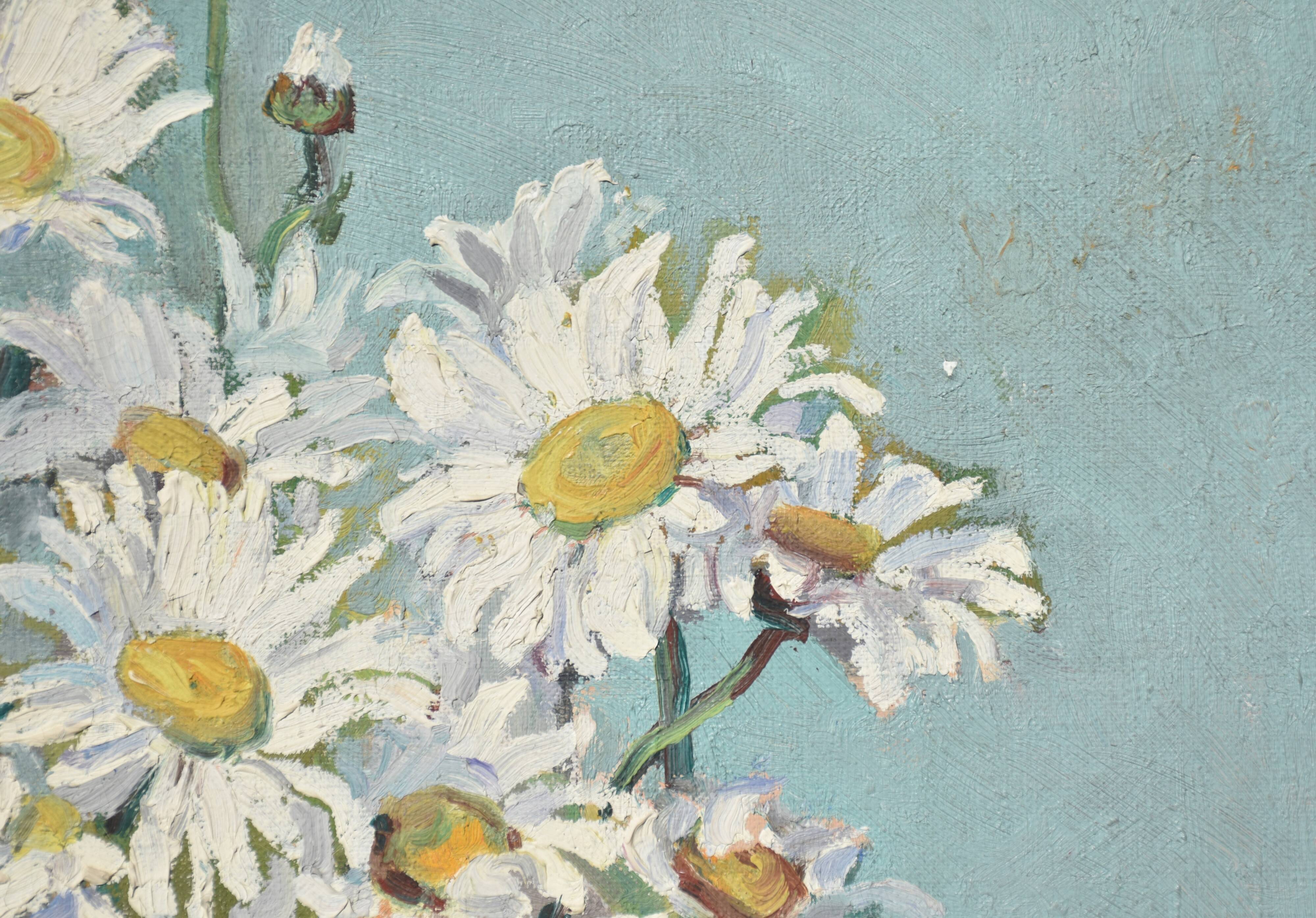 Mathilde Hautrive, Daisies and Cornflowers (1960)