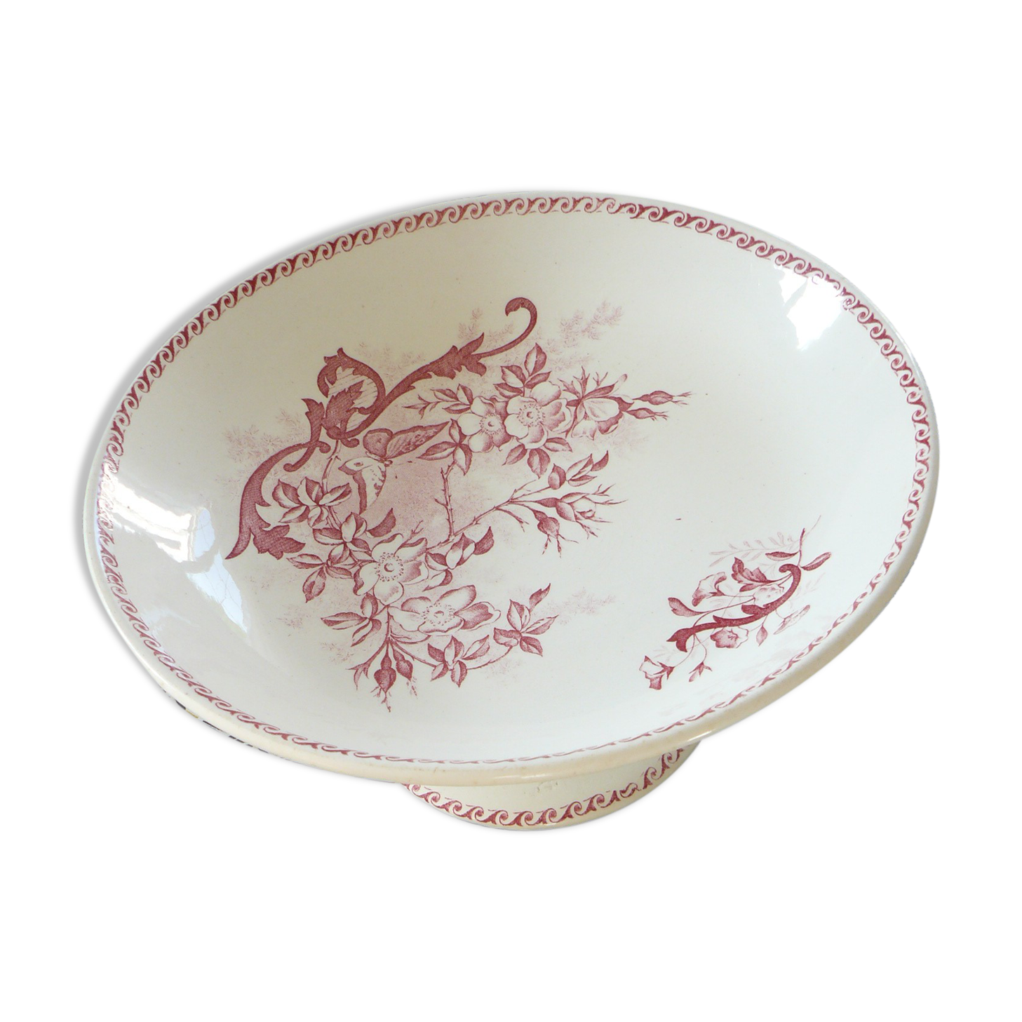 Compotier land of ter Creil and Montereau , model Papillons