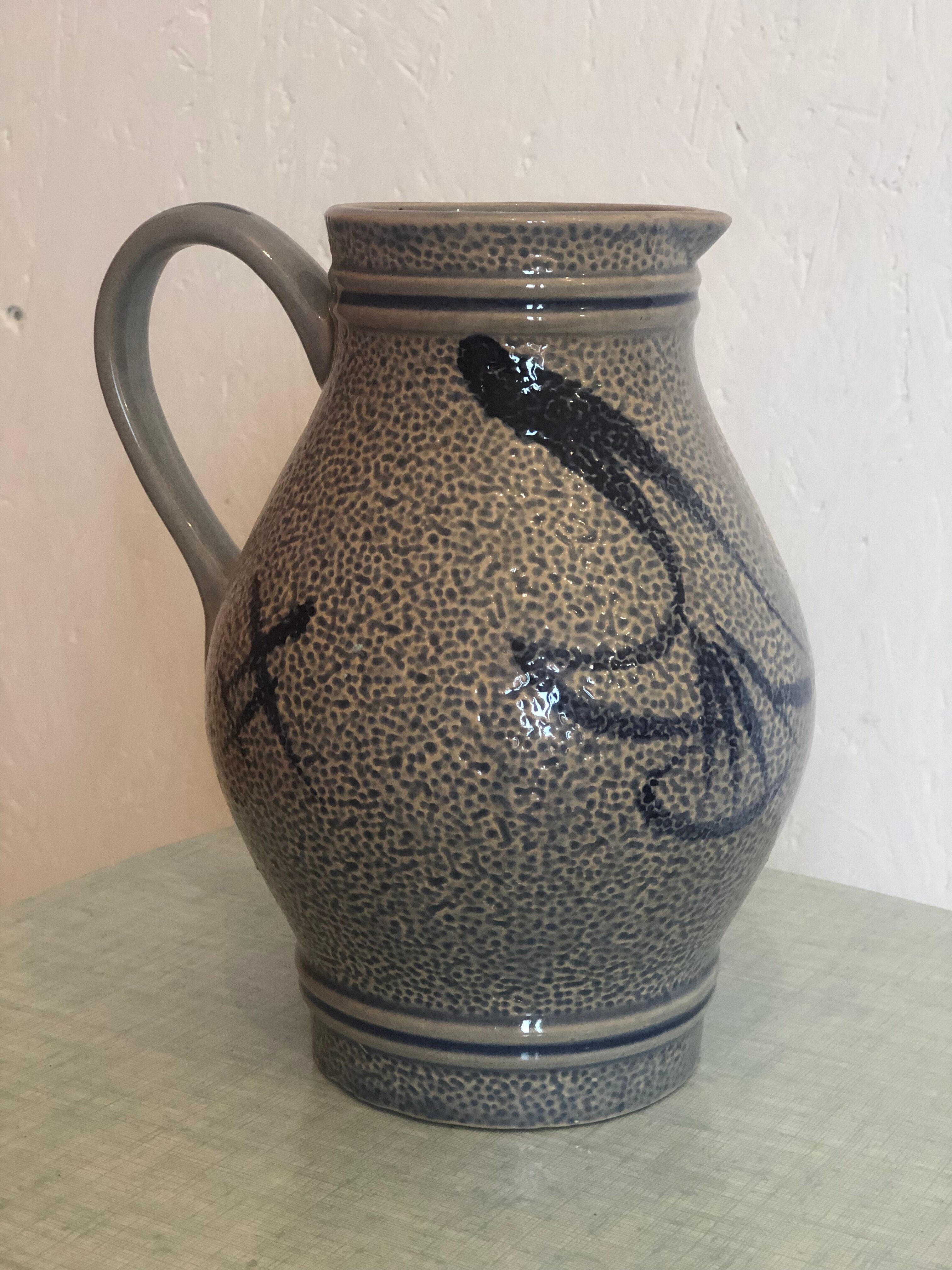 Jug, decanter, broc, betschdorf pottery