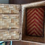 Vintage wickerwork box