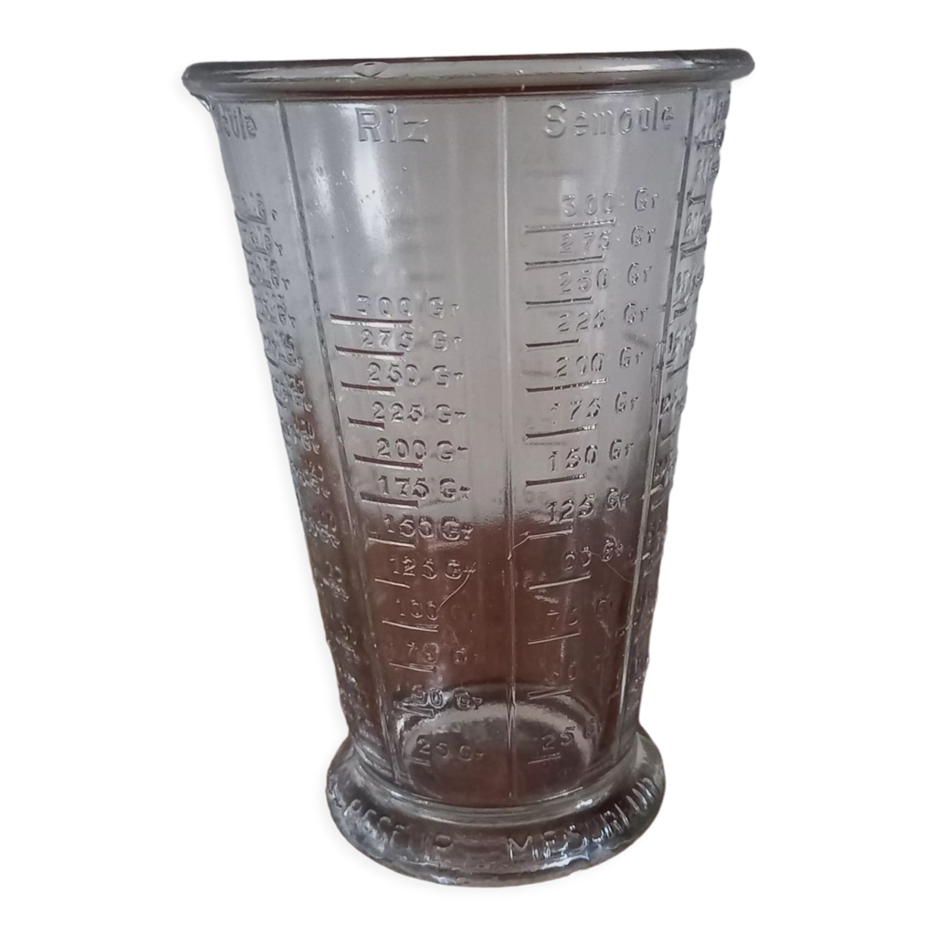 Ancien Verre Doseur Gradué, Mougin, 1/2 Litre - FR