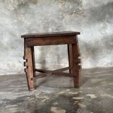 Coffee table, small vintage Indonesian modernist table in teak.