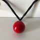 Coat rack 3 balls wood vintage 1960