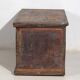 Antique solid gilded wooden chest dated 1846 #86