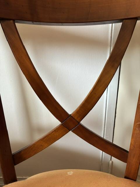 Cherry chair and fabric