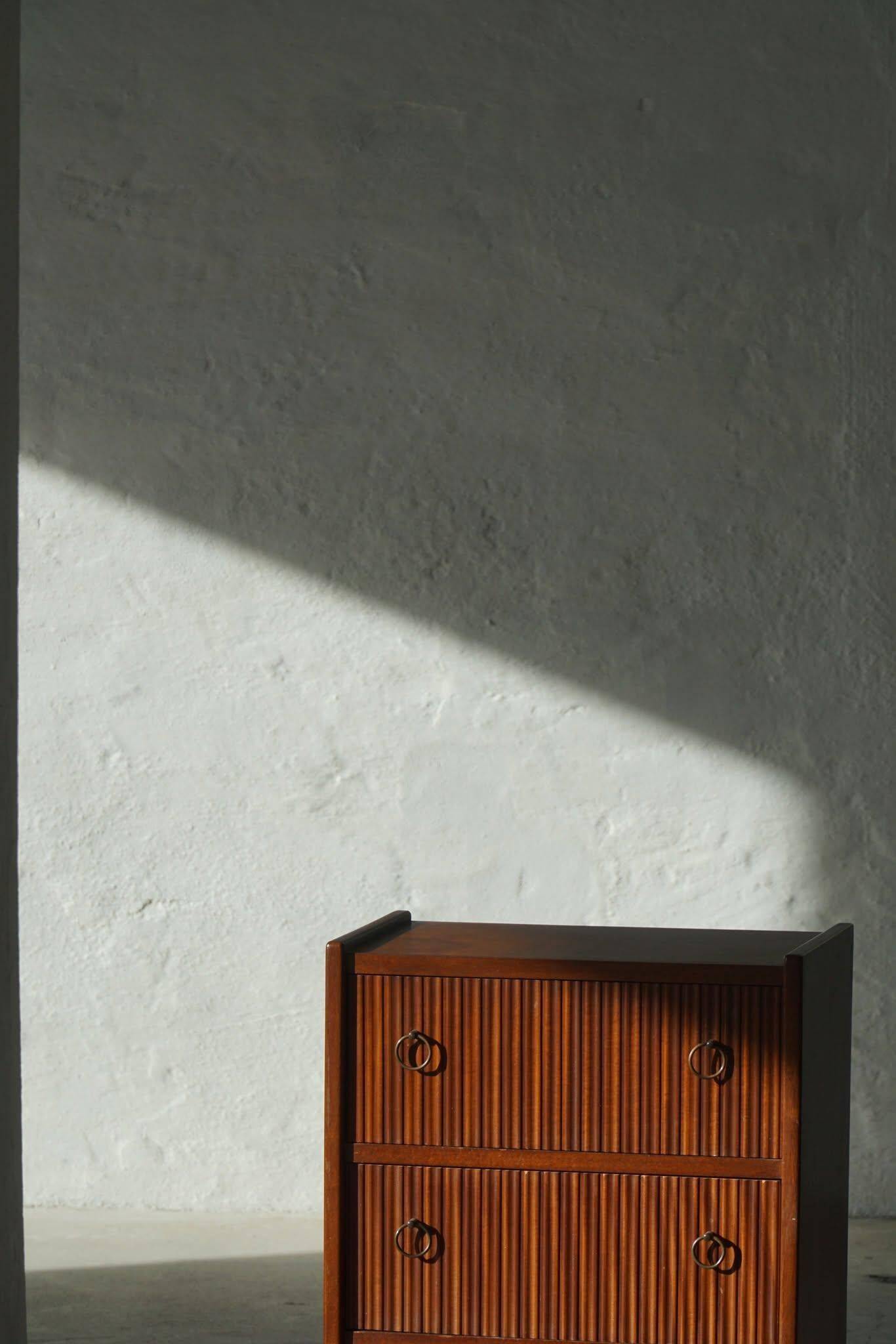 Modern Danish, Mahogany Commode, Frits Henningsen, 1940s