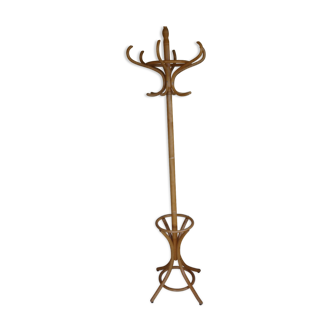 Bamboo parrot coat rack