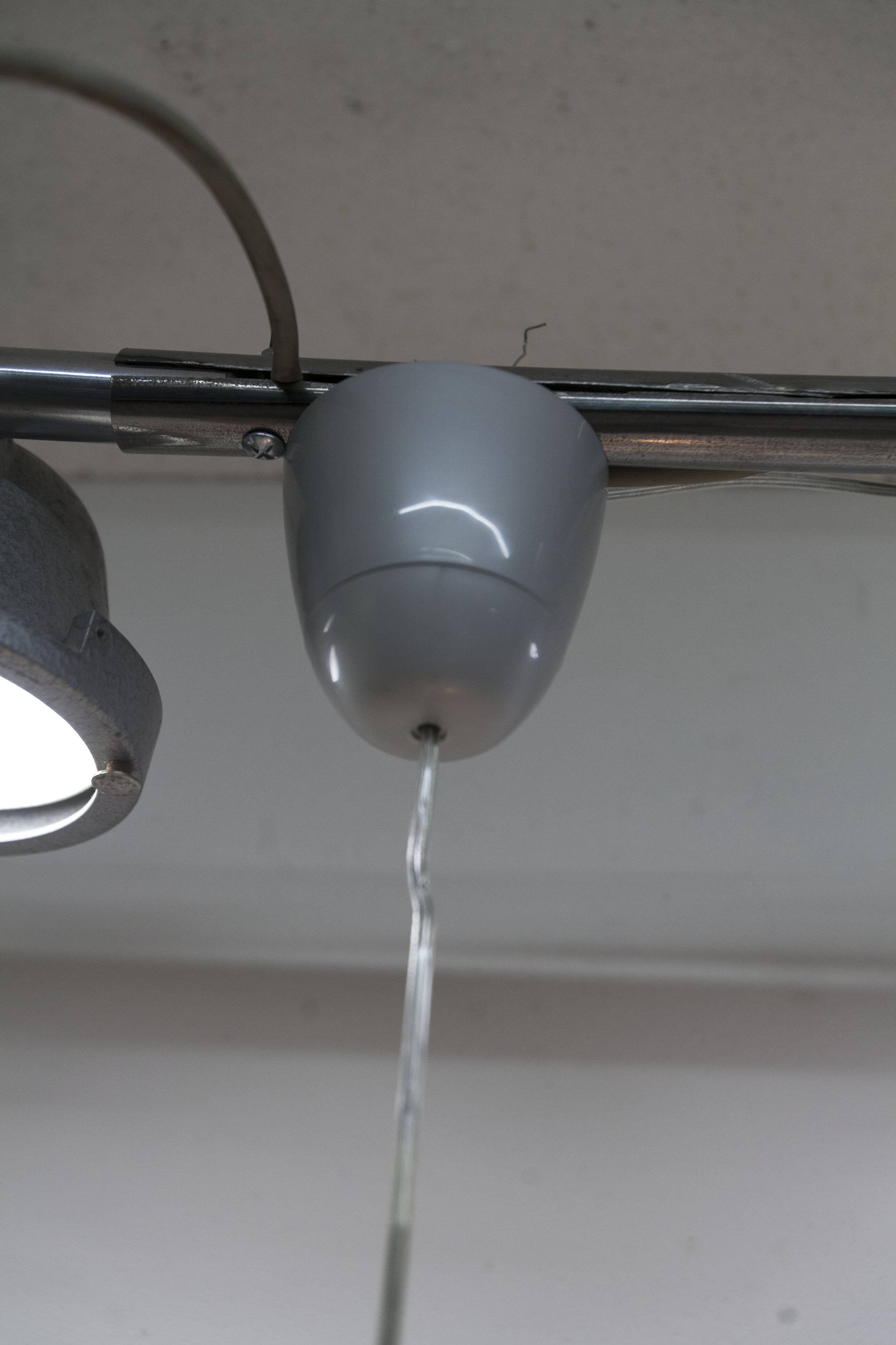 Pair of IKEA klockspel pendant lamps from 1980, cleaned and working