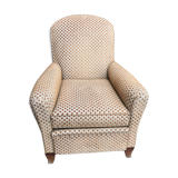 Velvet club armchair 1970