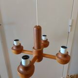 Vintage Ikea pine chandelier