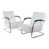 Fauteuils Bauhaus des années 1930, Mücke & Melder, paire de 2