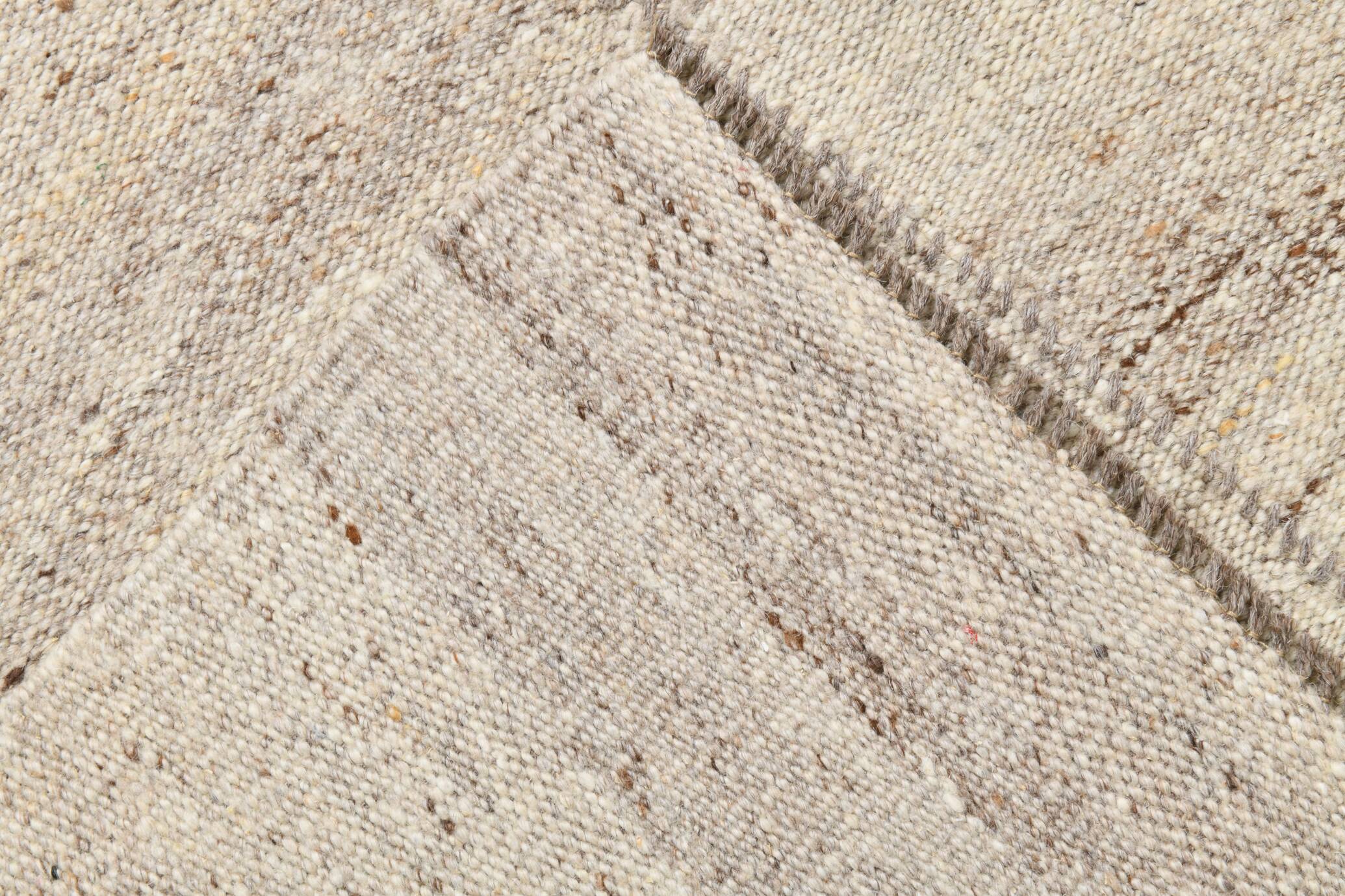 Tapis Kilim beige et marron