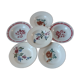 Set of 6 hollow plates Digoin Sarreguemines mismatched