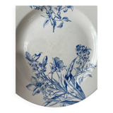 Assiette Boch Frères Keramis Pétunia