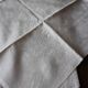 A set of 6 damask napkins Monograms MM