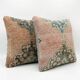 Set of 2 vintage Turkish cushion covers 51x51 cm