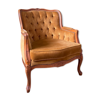 Bergerère Louis XV padded velvet