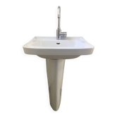 Lavabo sur pied porcelaine