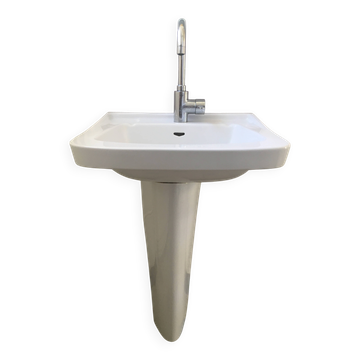 Lavabo sur pied porcelaine