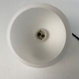 Pair of old pendant lamps in vintage opaline 14cm