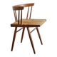 Chaise en bois "Grass" américaine du milieu du siècle par George Nakashima, années 1960.