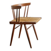 Chaise en bois "Grass" américaine du milieu du siècle par George Nakashima, années 1960.