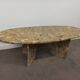 Vintage coffee table in reconstituted stone