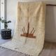Handmade pure wool rug, size 100 x 200 cm