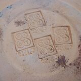 Plat en céramique, terre cuite vernissée signé Biot années 60/70